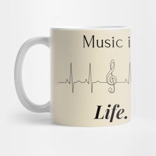 Music is Life Mug